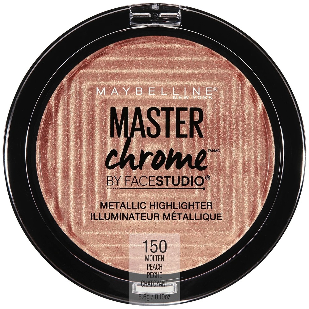 Maybelline FaceStudio Master Chrome Metallic Highlighter, #150 Molten Peach